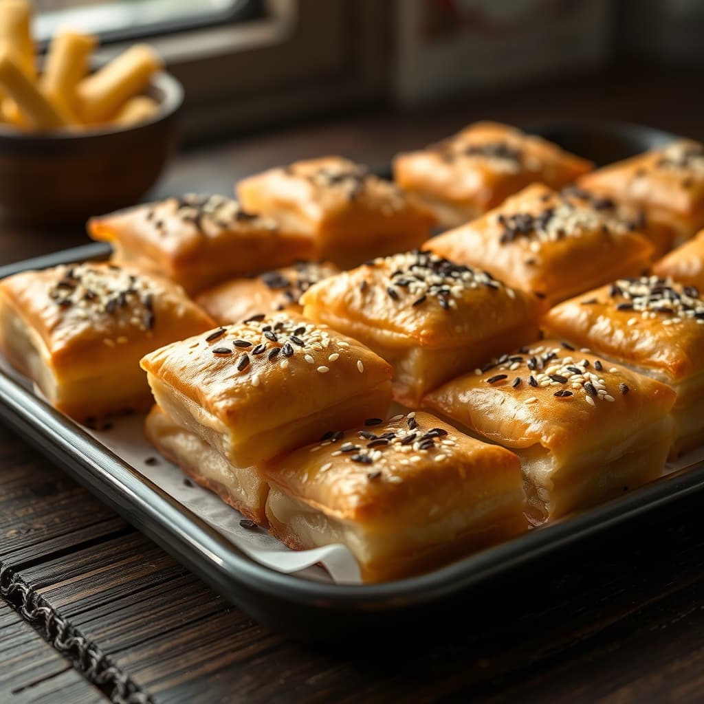 Tepsi Poğaçası tarifi görseli - 8 kişilik, 156 TL maliyet