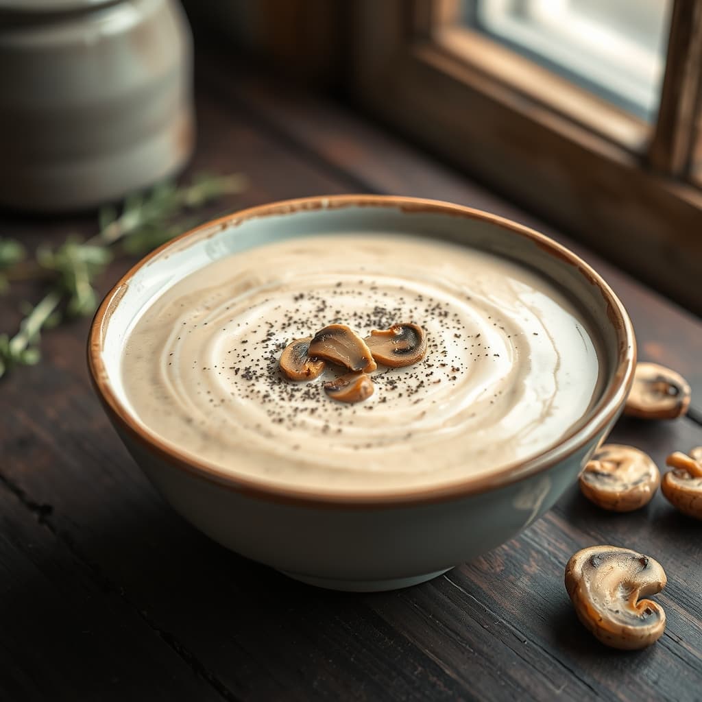Mantar Çorbası tarifi görseli - 4 kişilik, 92 TL maliyet