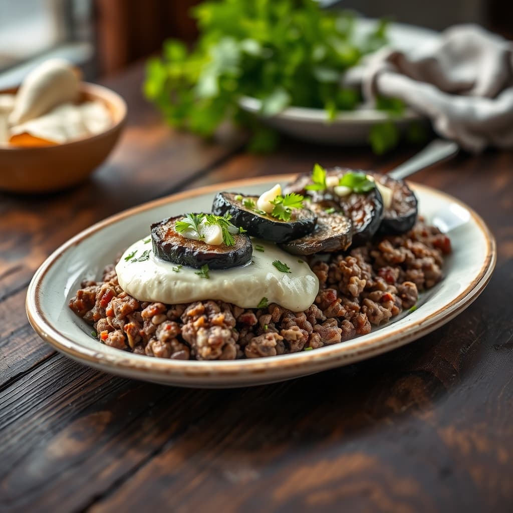 Alinazik Kebabı tarifi görseli - 2 kişilik, 285 TL maliyet