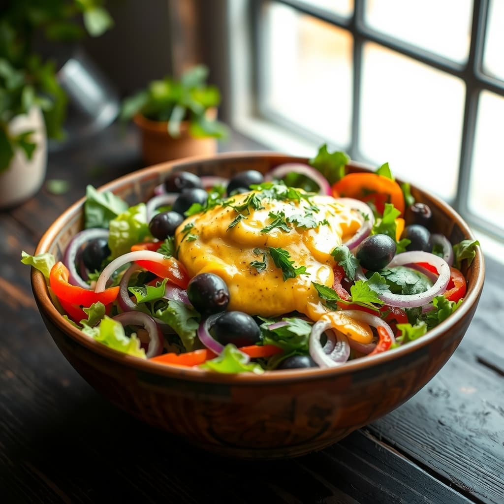 Hardal Soslu Bol Malzemeli Salata tarifi görseli - 4 kişilik, 127 TL maliyet