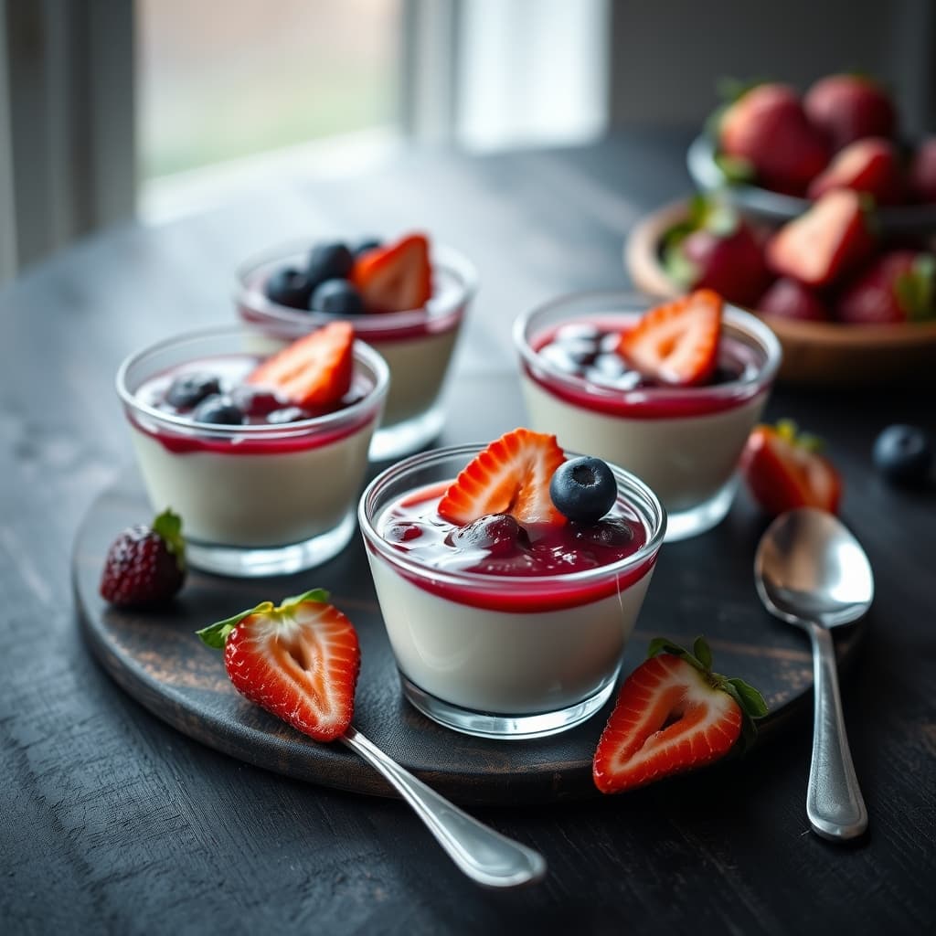 Meyve Soslu Sütlü Tatlı tarifi görseli - 4 kişilik, 104 TL maliyet