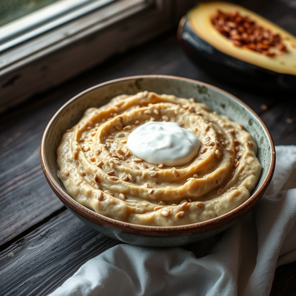 Tahinli Patlıcan Mezesi tarifi görseli - 2 kişilik, 67 TL maliyet