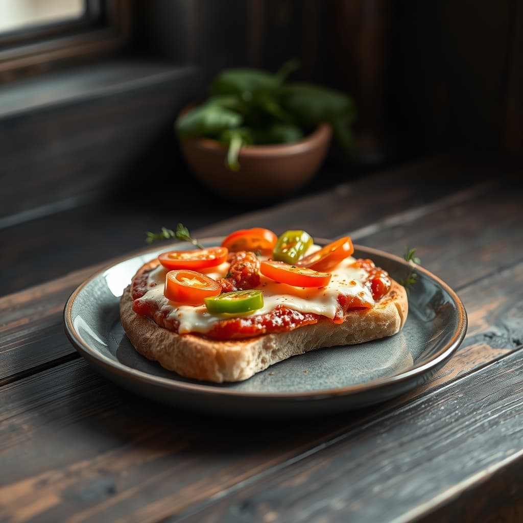 Kahvaltılık Kolay Pizza tarifi görseli - 1 kişilik, 226 TL maliyet