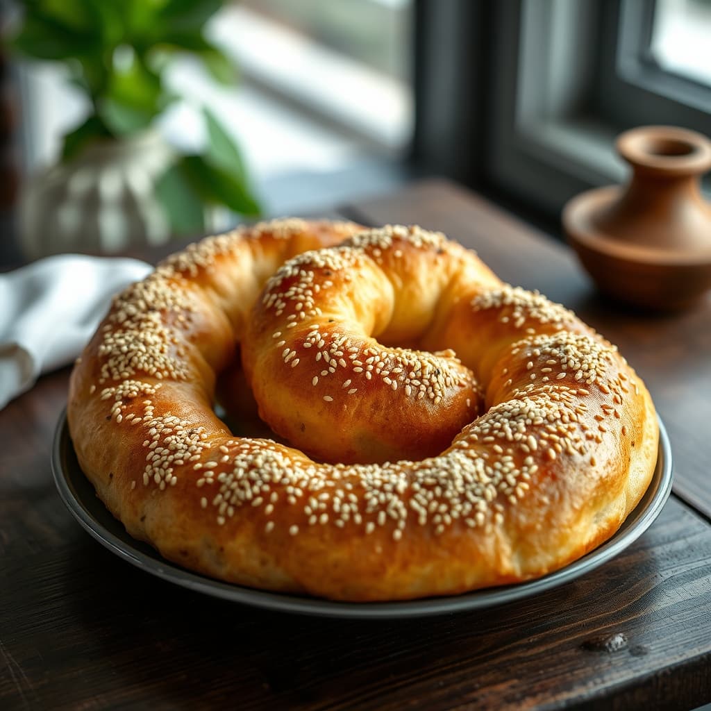 Tahıllı Sağlıklı Simit tarifi görseli - 4 kişilik, 89 TL maliyet