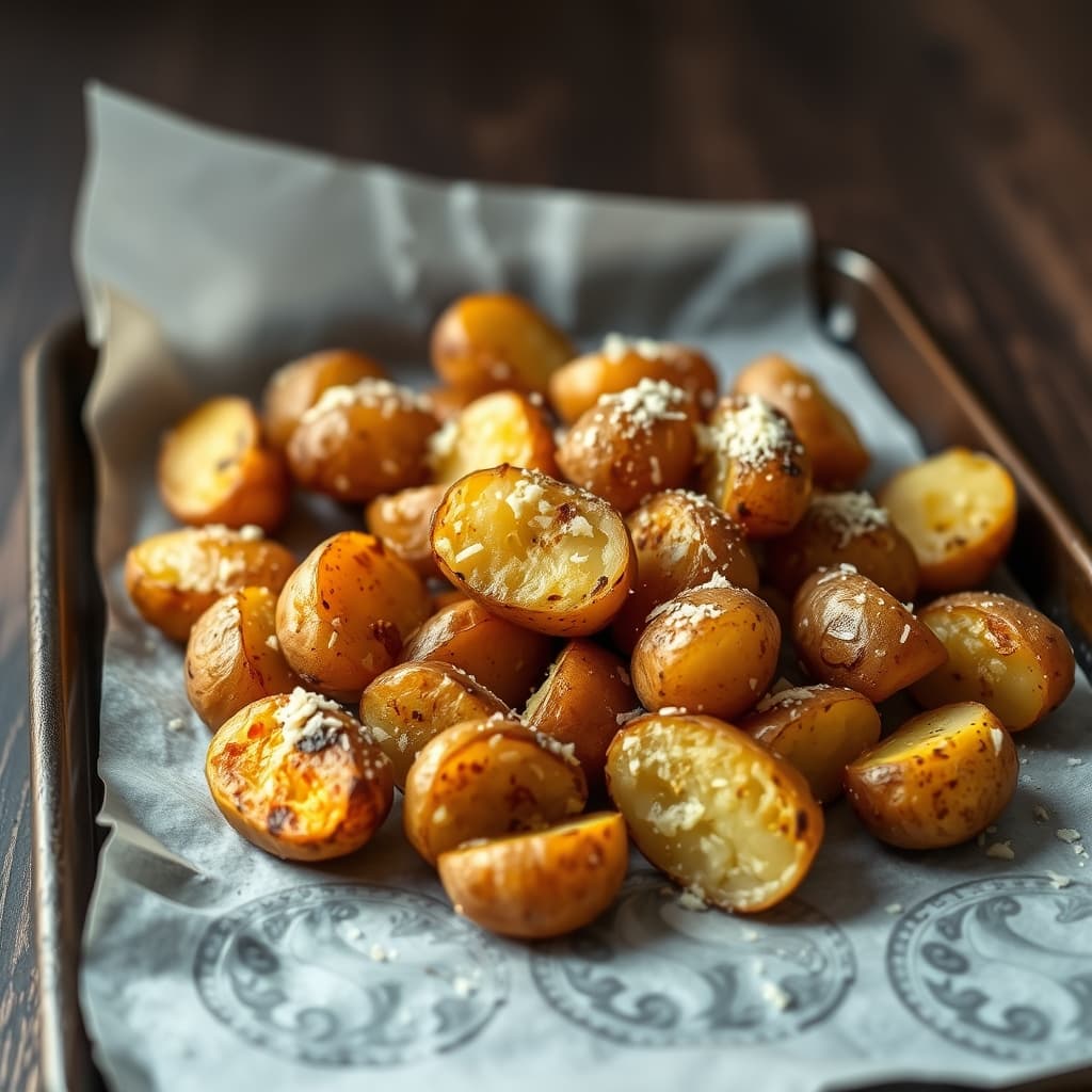 Fırında Parmesanlı Bebek Patates tarifi görseli - 2 kişilik, 240 TL maliyet