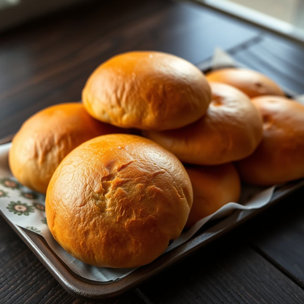 Pofuduk Hamburger Ekmeği tarifi görseli - 8 kişilik, 75 TL maliyet