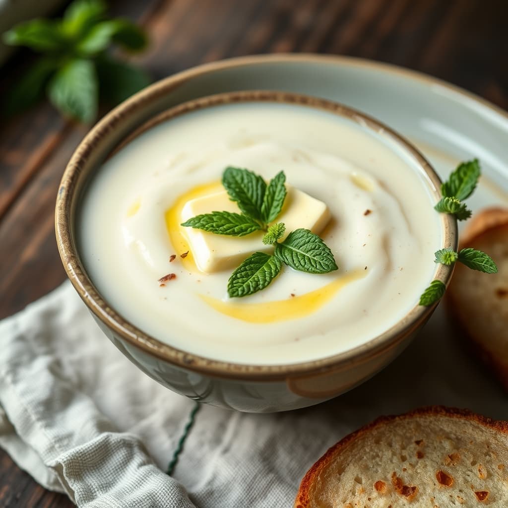 Pirinçsiz Yoğurt Çorbası tarifi görseli - 4 kişilik, 84 TL maliyet