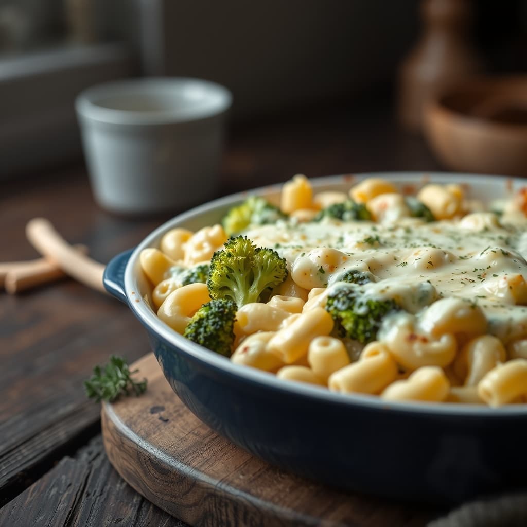 Brokolili Mac and Cheese tarifi görseli - 4 kişilik, 269 TL maliyet