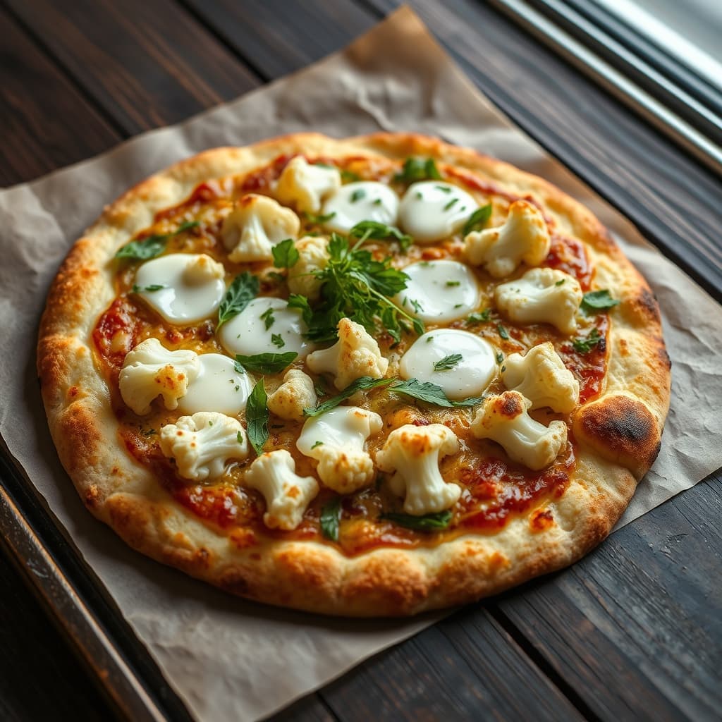 Karnabahar Pizza tarifi görseli - 1 kişilik, 276 TL maliyet