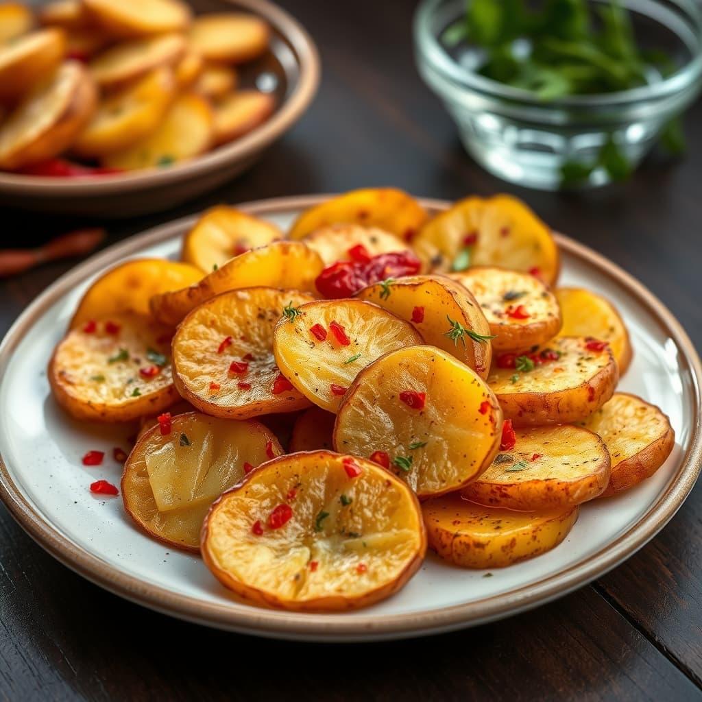 Pratik Fırında Baharatlı Patates tarifi görseli - 4 kişilik, 112 TL maliyet