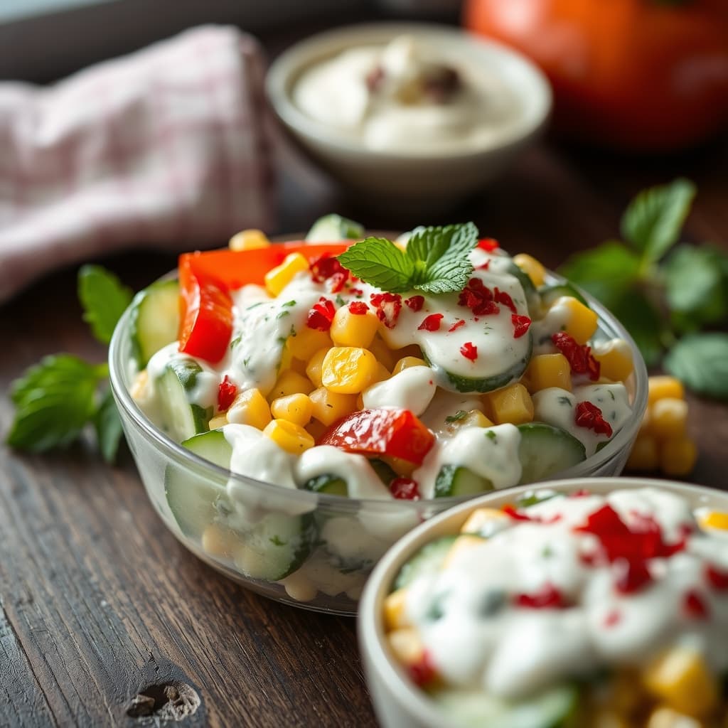 Yoğurtlu Soğuk Salata tarifi görseli - 4 kişilik 294 TL