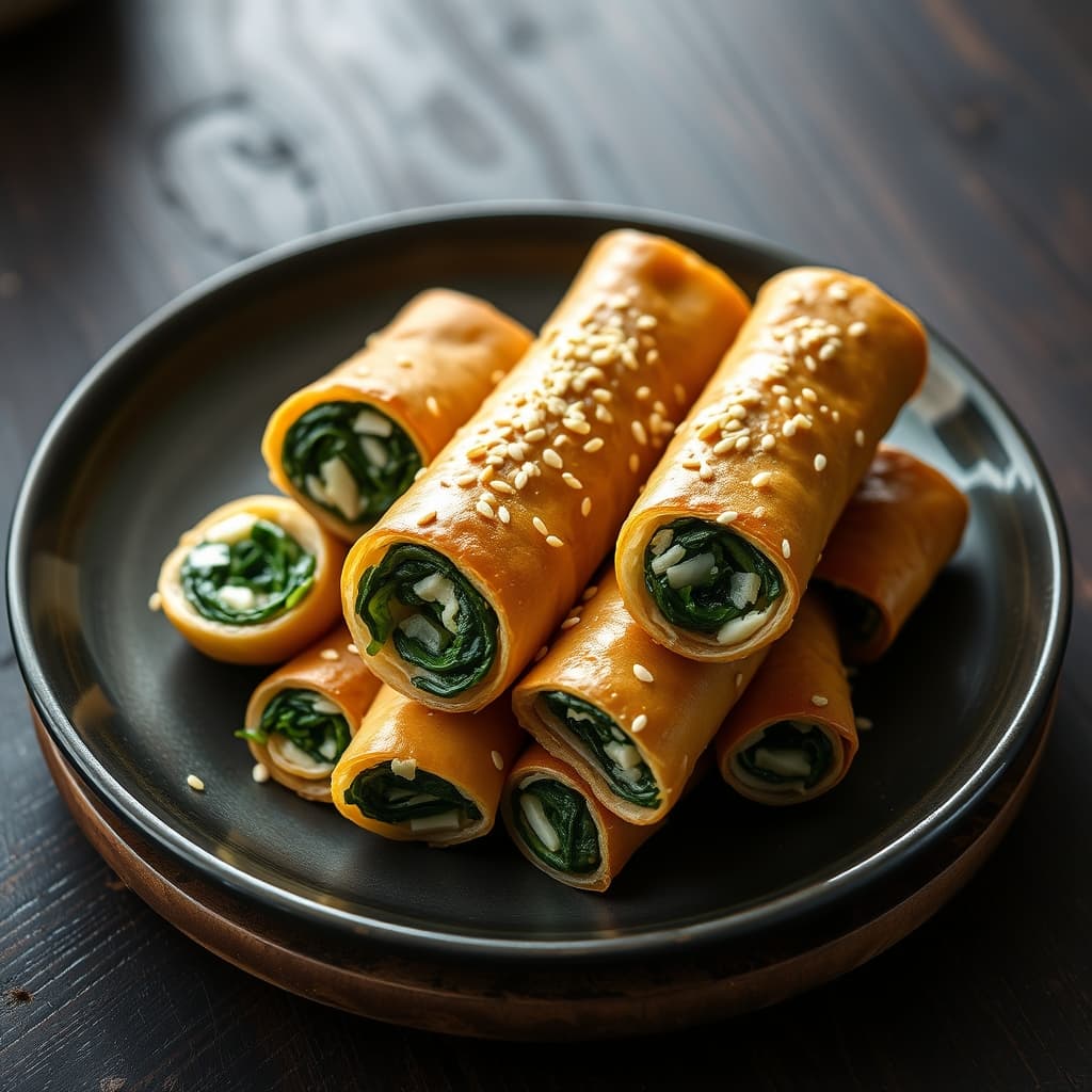 Lorlu Ispanaklı Gül Böreği tarifi görseli - 16 kişilik, 163 TL maliyet