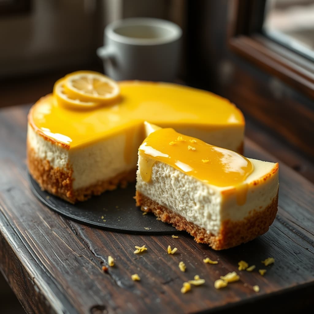 Limonlu Cheesecake tarifi görseli - 12 kişilik, 570 TL maliyet