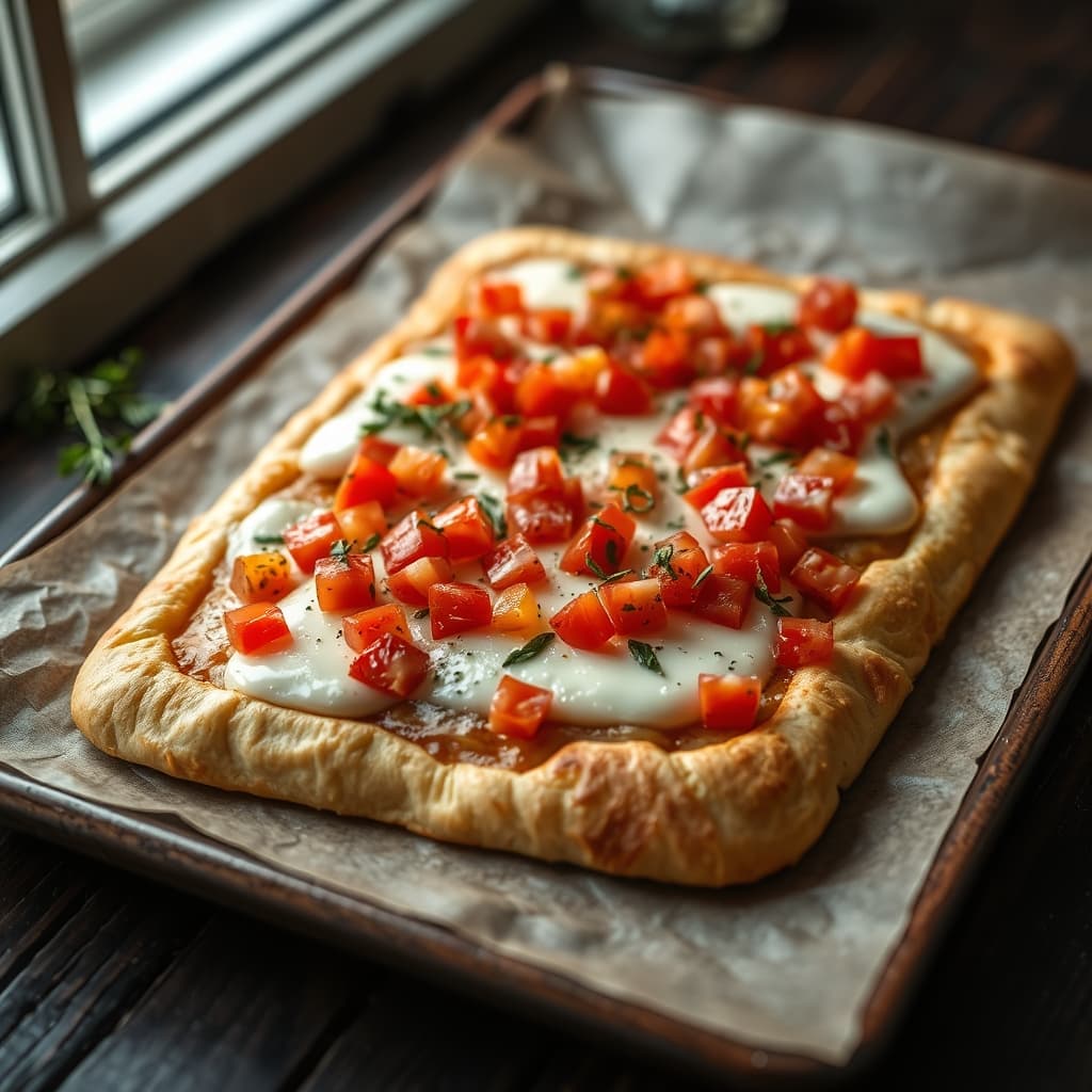 Pratik Kahvaltı Pizzası tarifi görseli - 2 kişilik, 212 TL maliyet