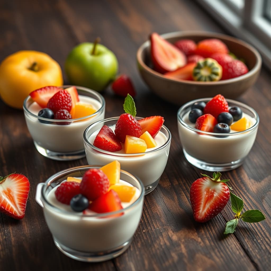 Sütlü Fit İrmik Kupları tarifi görseli - 4 kişilik, 54 TL maliyet