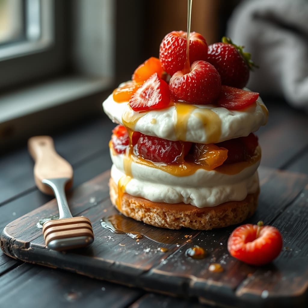 Cheesecake Görünümlü Fit Tatlı tarifi görseli - 4 kişilik, 483 TL maliyet