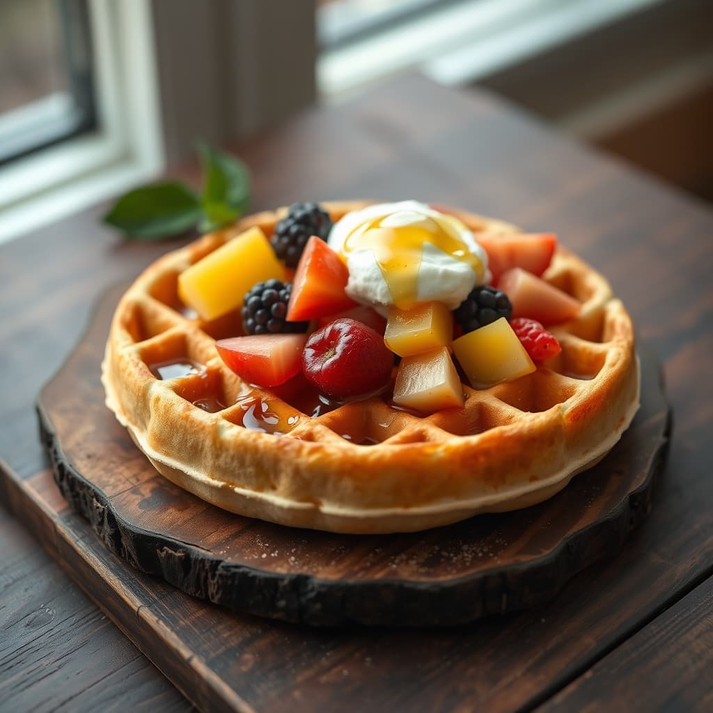 Diyet Waffle tarifi görseli - 1 kişilik, 26 TL maliyet