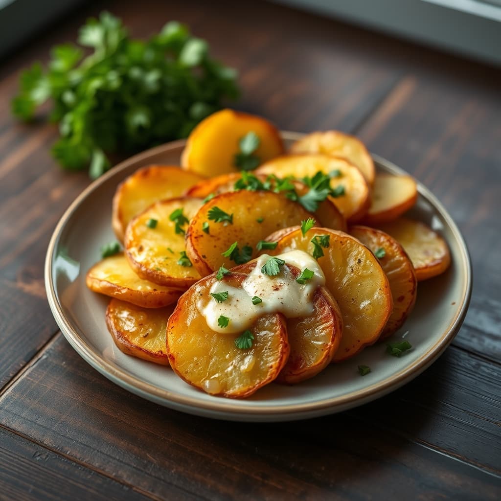Sarımsaklı Patates tarifi görseli - 2 kişilik, 68 TL maliyet