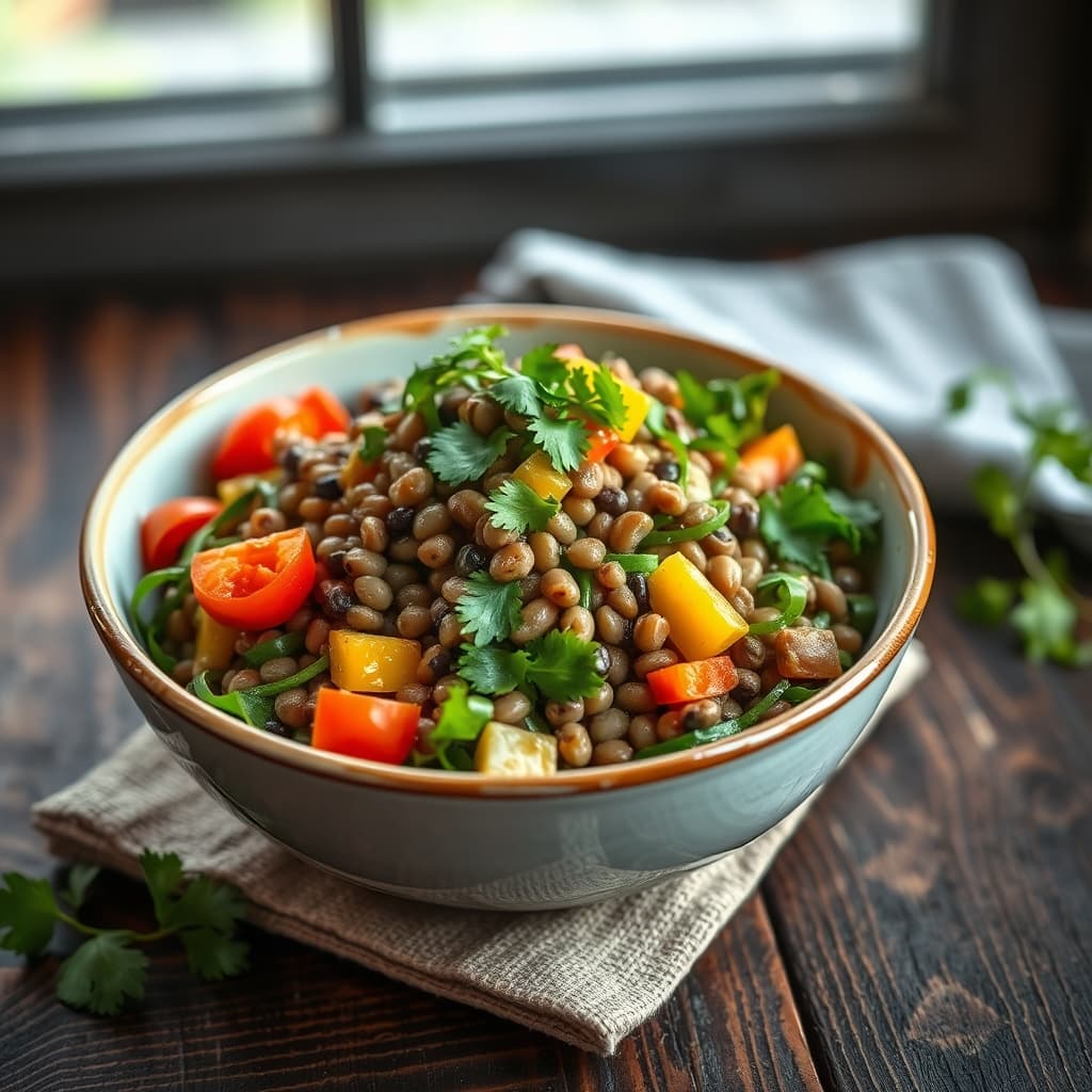 Yeşil Mercimek Salatası tarifi görseli - 2 kişilik, 20 TL maliyet