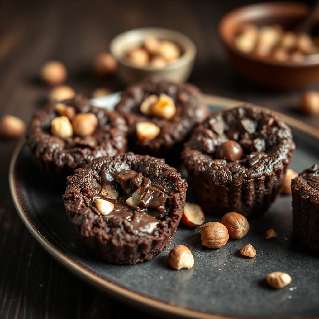 Çikolatalı Fındıklı Mini Kek tarifi görseli - 12 kişilik, 512 TL maliyet