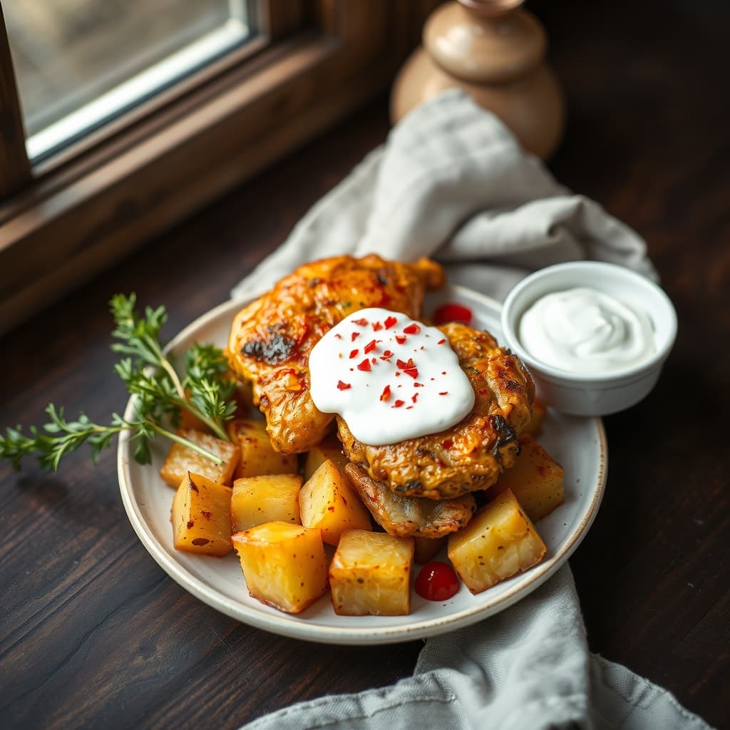 Tavuklu Çökertme Kebabı tarifi görseli - 3 kişilik, 243 TL maliyet