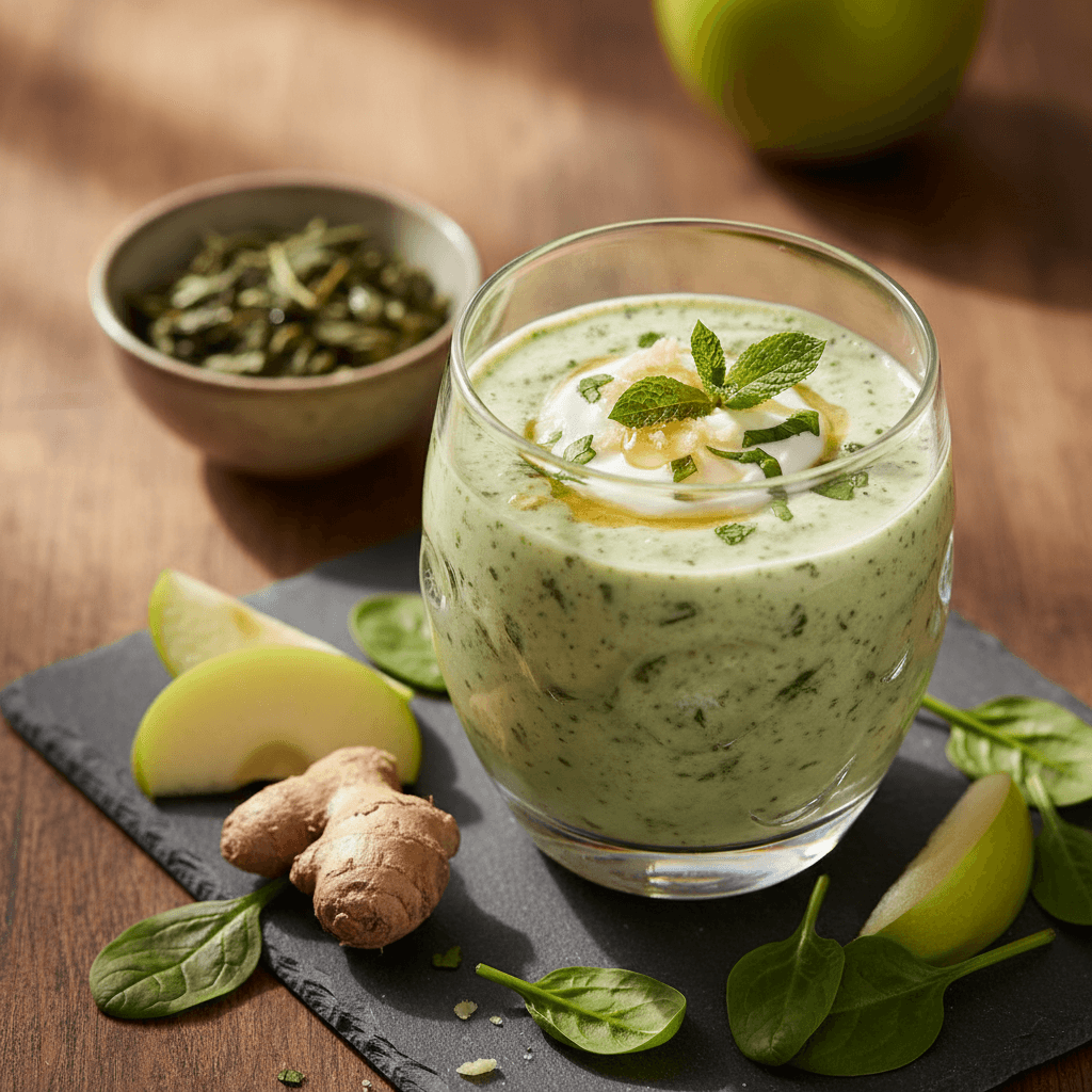Yeşil Smoothie tarifi görseli - 2 kişilik