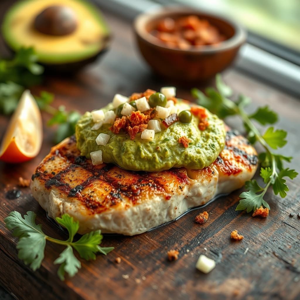 Guacamole Soslu Tavuk tarifi - 4 kişilik 402 TL maliyet