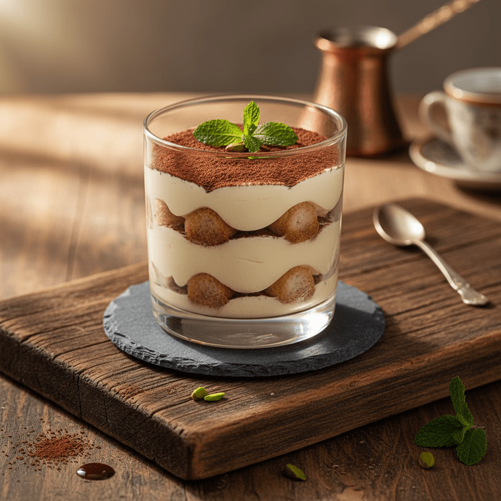 Yumurtasız Tiramisu tarifi görseli - 8 kişilik 554 TL