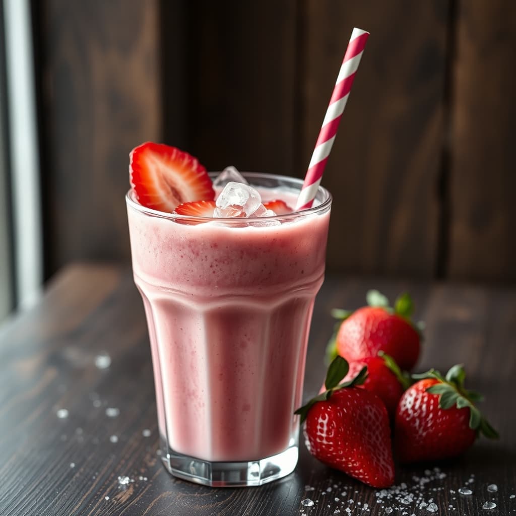 Çilekli Smoothie tarifi görseli - 2 kişilik, 54 TL maliyet
