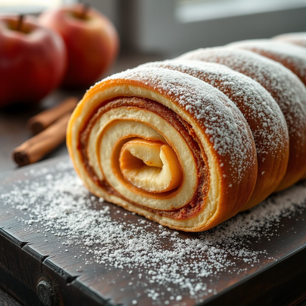 Elmalı Rulo Kek tarifi görseli - 6 kişilik, 136 TL maliyet