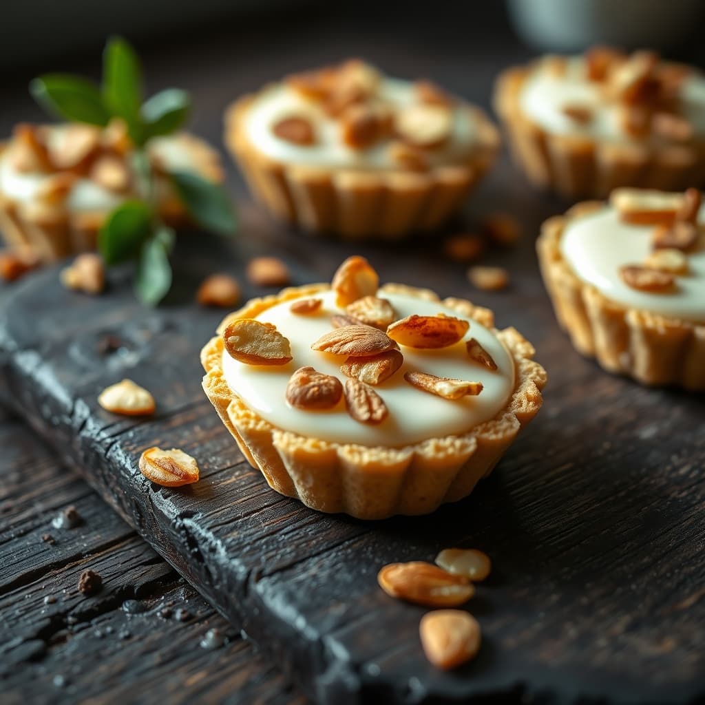Pudingli Mini Tart tarifi görseli - 15 kişilik, 163 TL maliyet