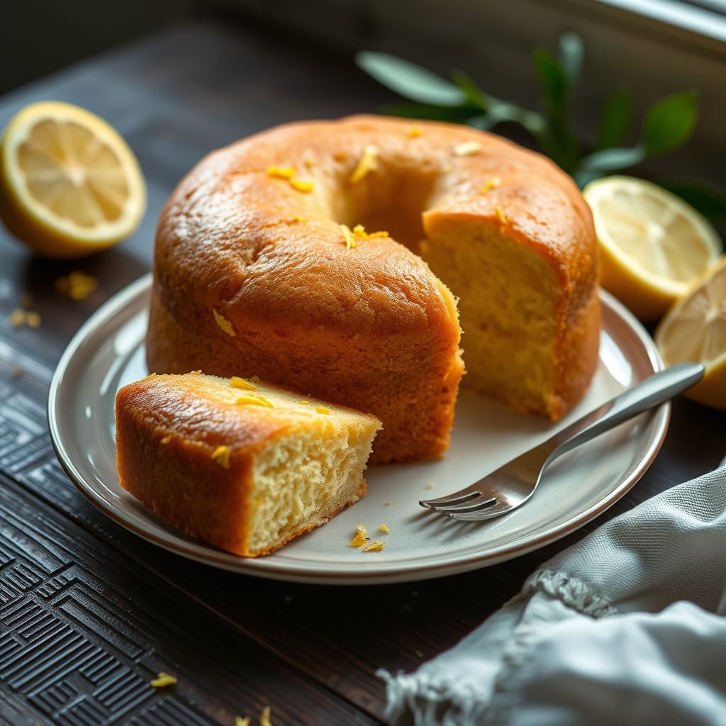 Limonlu Kek tarifi görseli - 8 kişilik, 81 TL maliyet