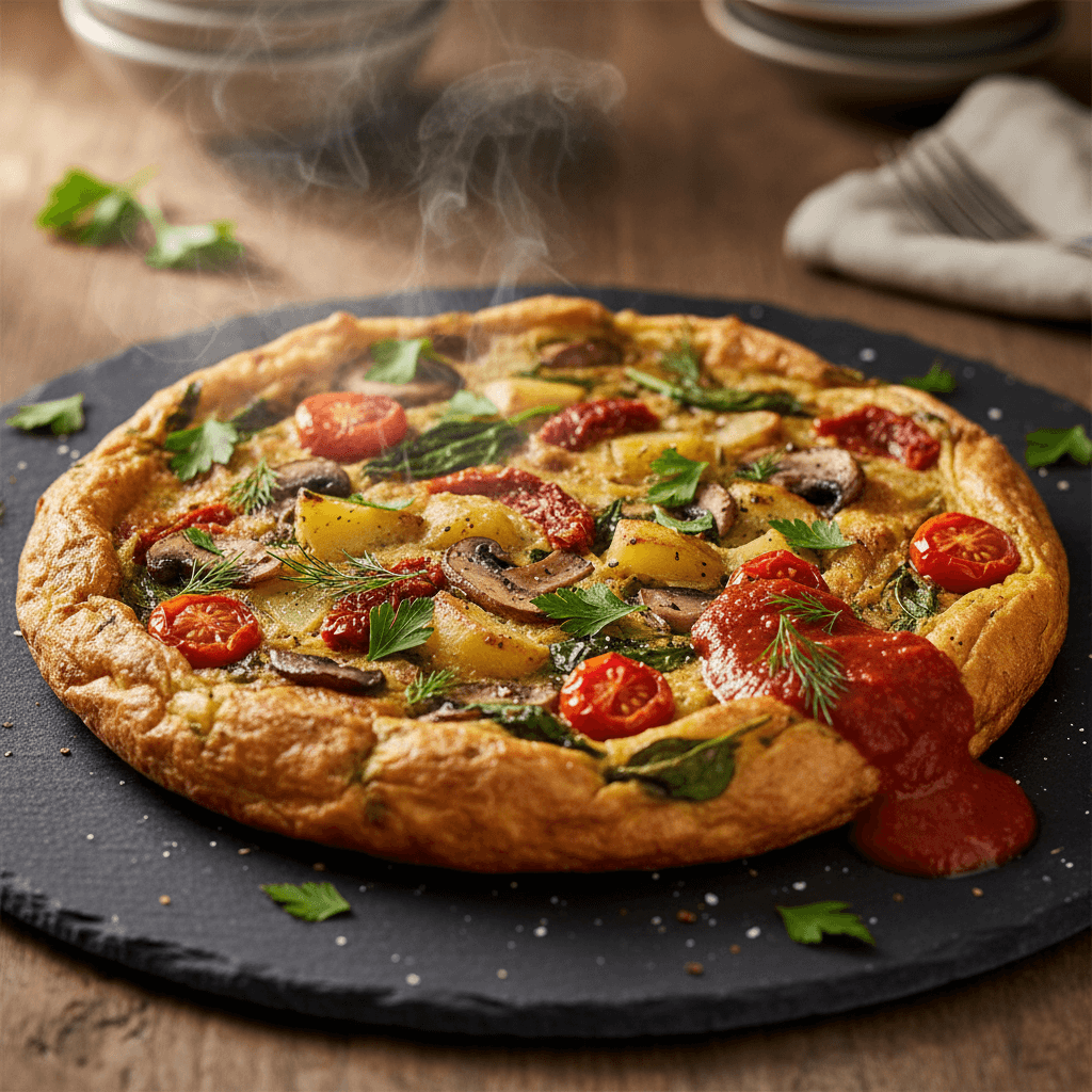 Frittata tarifi görseli - 4 kişilik, 217 TL maliyet