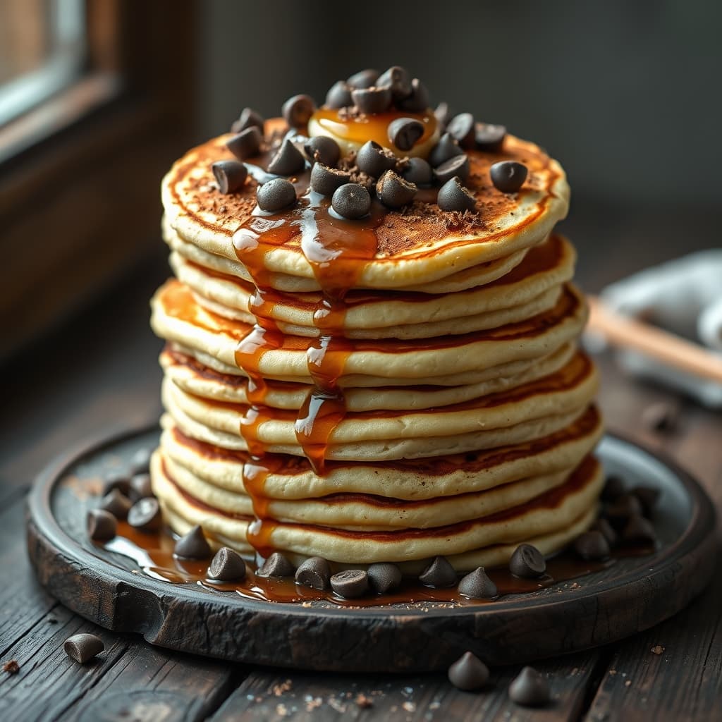 Kakaolu Tarçınlı Pofuduk Pancake tarifi görseli - 2 kişilik, 79 TL maliyet