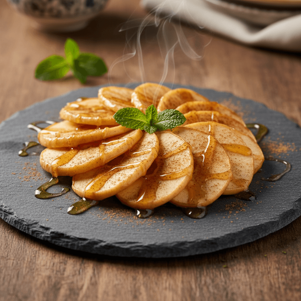 Ballı Tarçınlı Elma Cipsi tarifi görseli - 4 kişilik, 96 TL maliyet