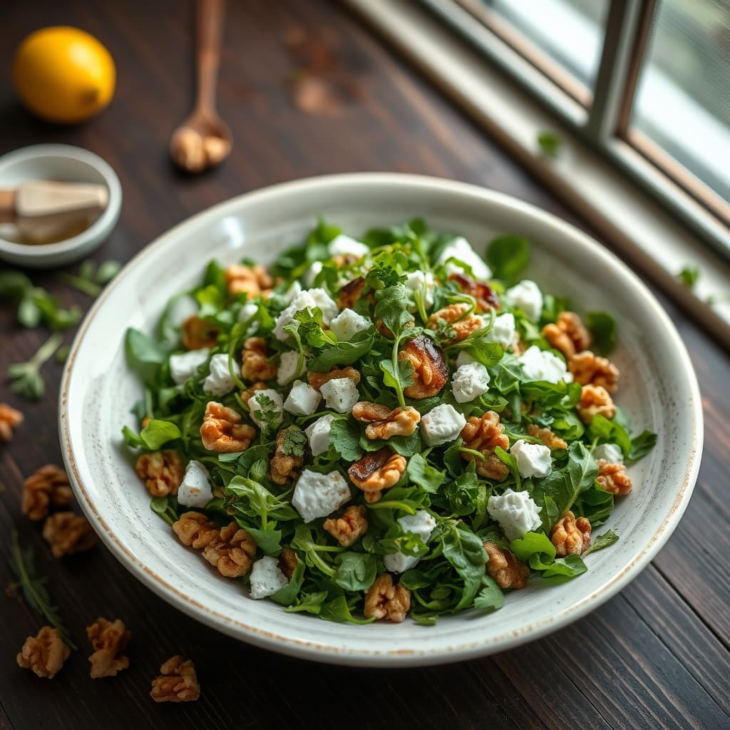 Lor Peyniri Salatası tarifi görseli - 1 kişilik, 157 TL maliyet