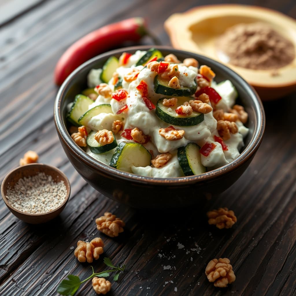 Yoğurtlu Kabak Salatası tarifi görseli - 4 kişilik, 97 TL maliyet
