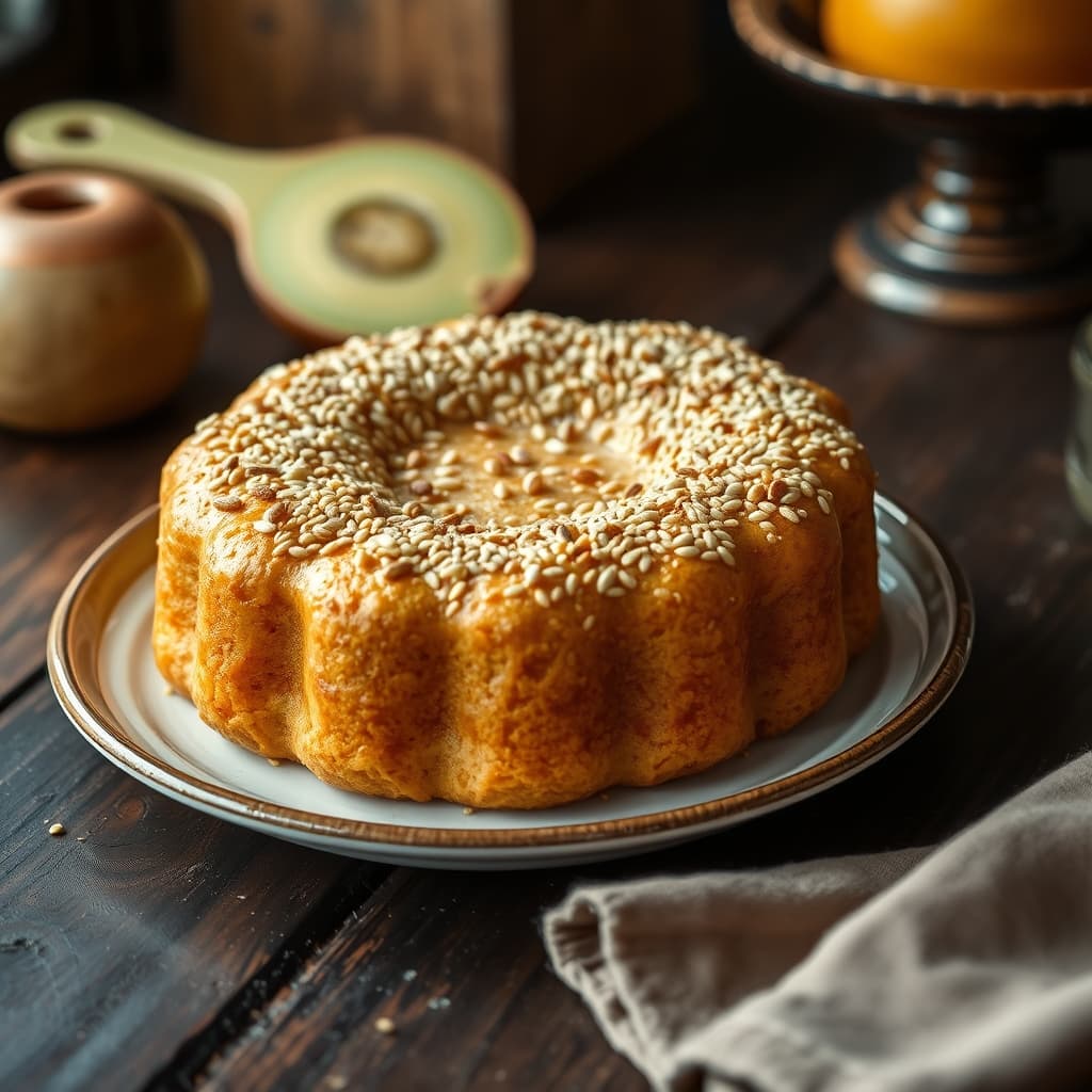 Susamlı Tarçınlı Kek tarifi görseli - 6 kişilik, 105 TL maliyet