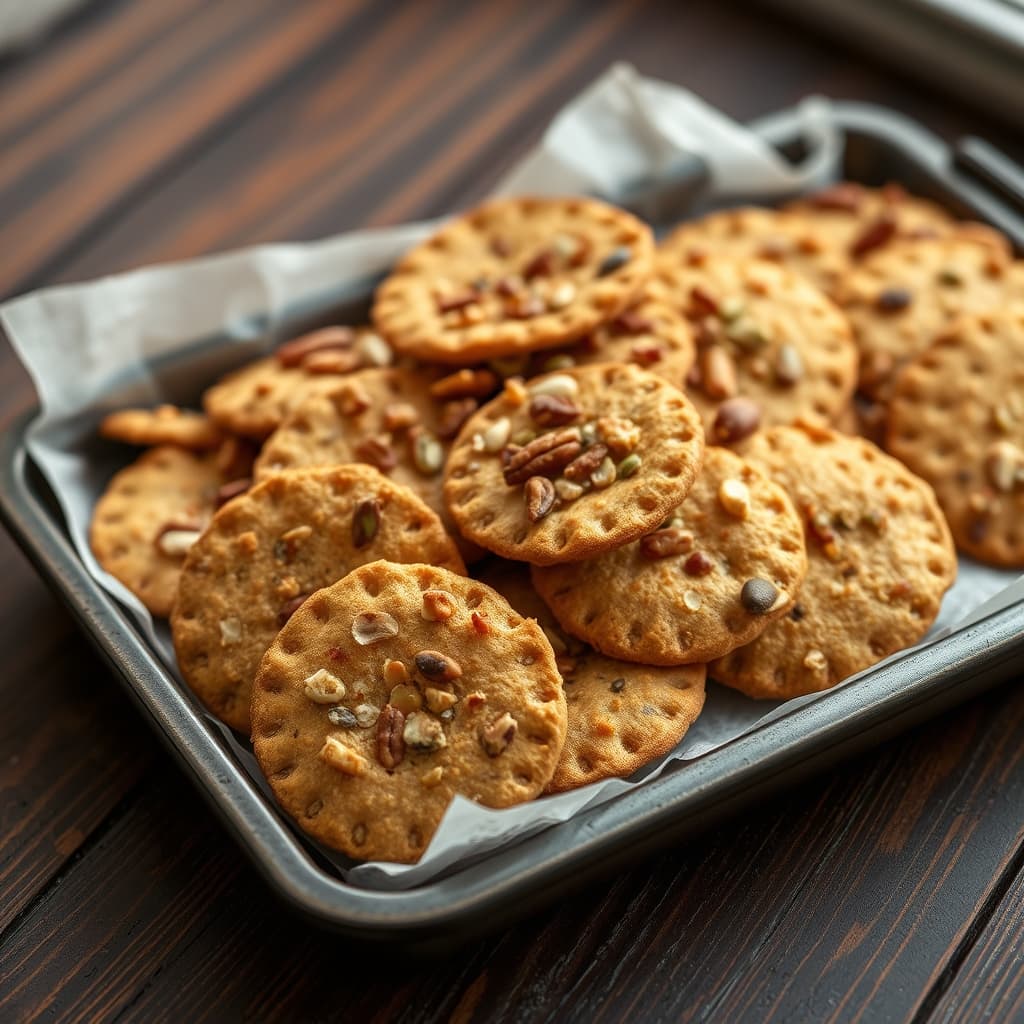 Kuru Yemiş Kraker tarifi görseli - 20 kişilik, 368 TL maliyet