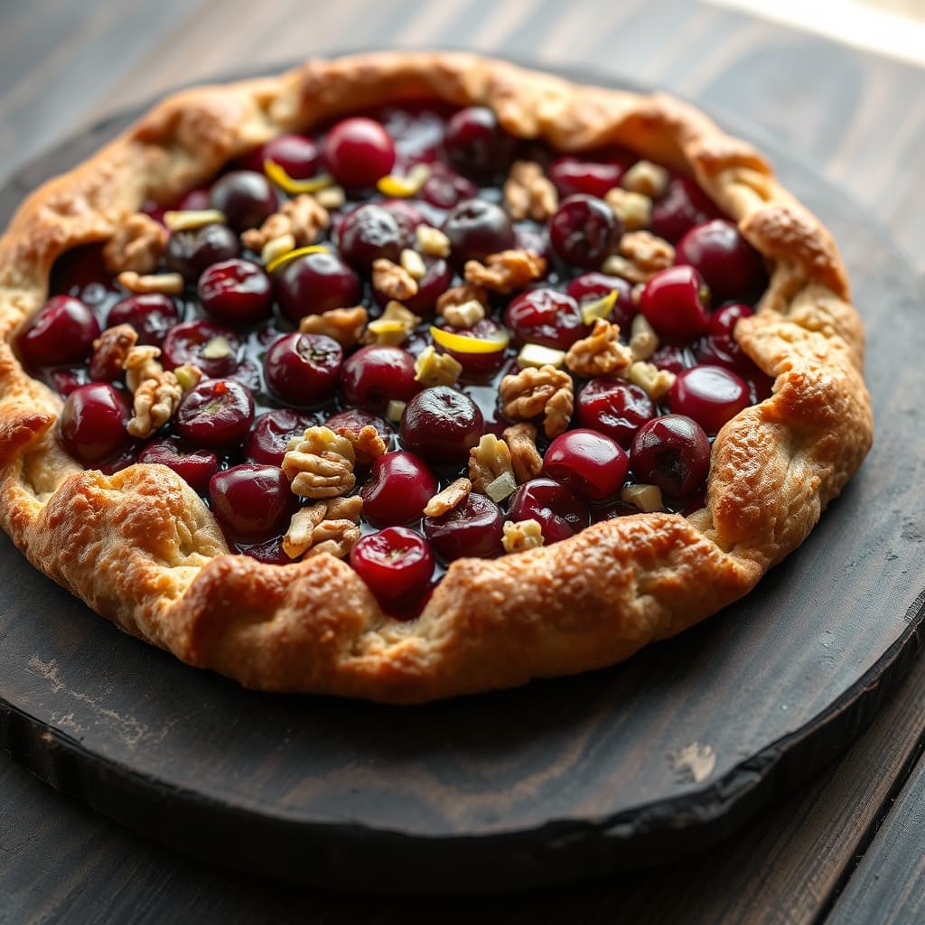 Glutensiz Vişneli Galette tarifi görseli - 6 kişilik, 458 TL maliyet