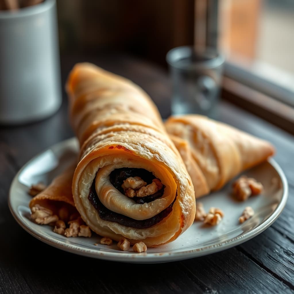 Haşhaşlı Cevizli Rulo Çörek tarifi görseli - 12 kişilik, 167 TL maliyet