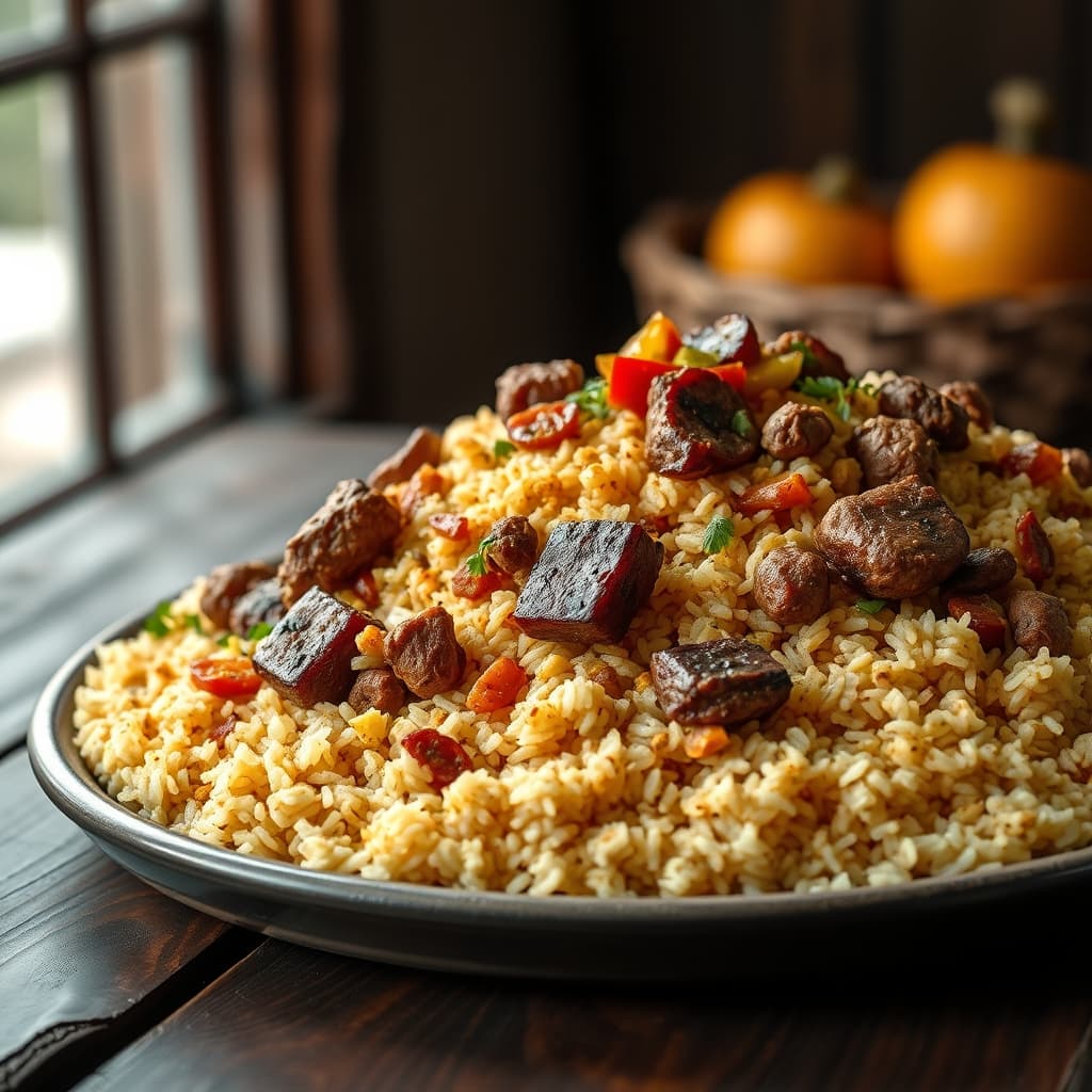 Orijinal Özbek Pilavı tarifi görseli - 6 kişilik, 835 TL maliyet