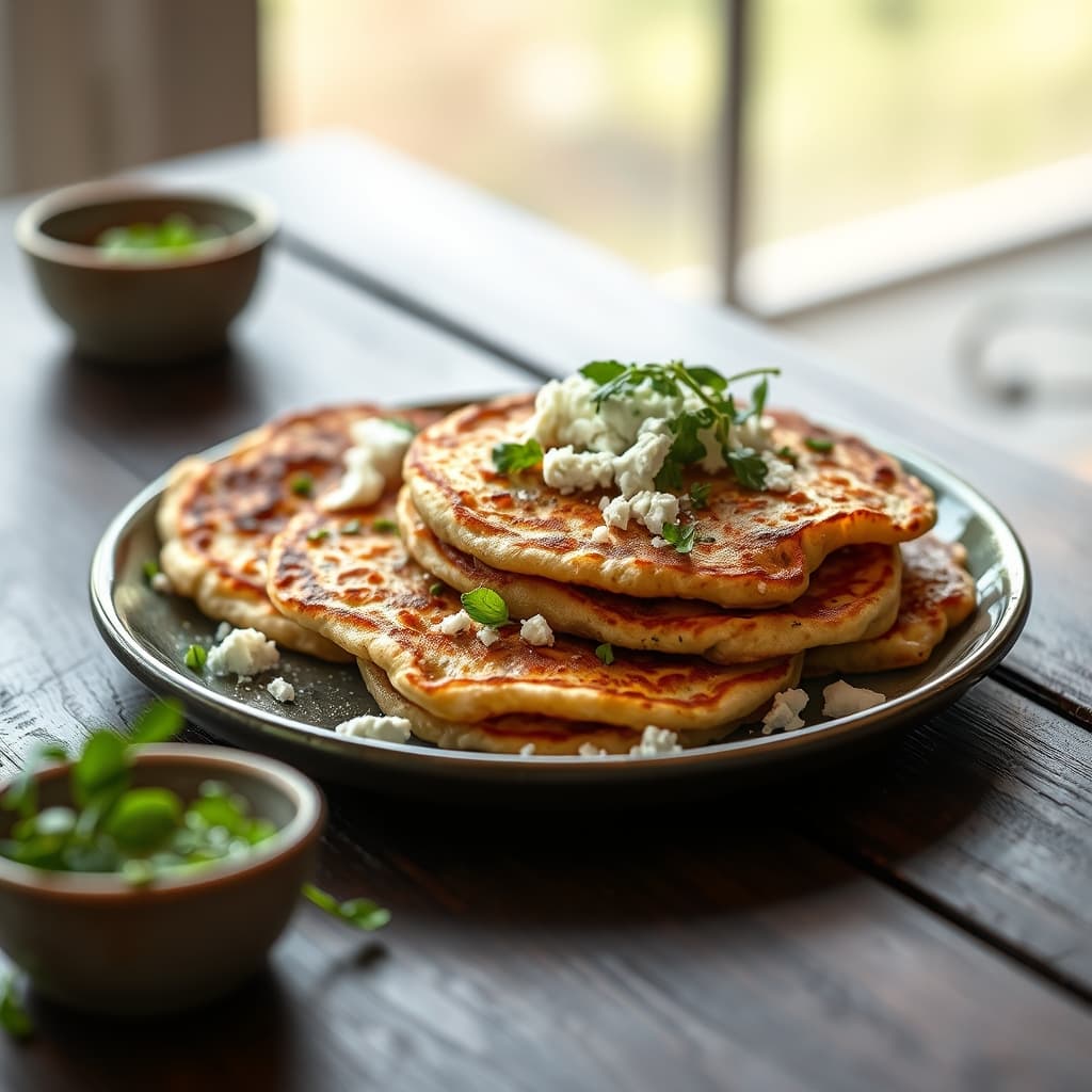Peynirli Sebzeli Pankek tarifi görseli - 2 kişilik, 156 TL maliyet