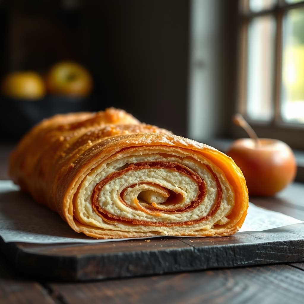 Elmalı Rulo Kek tarifi görseli - 8 kişilik, 135 TL maliyet