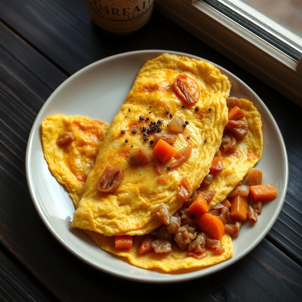Havuçlu Soğanlı Omlet tarifi görseli - 2 kişilik, 35 TL maliyet