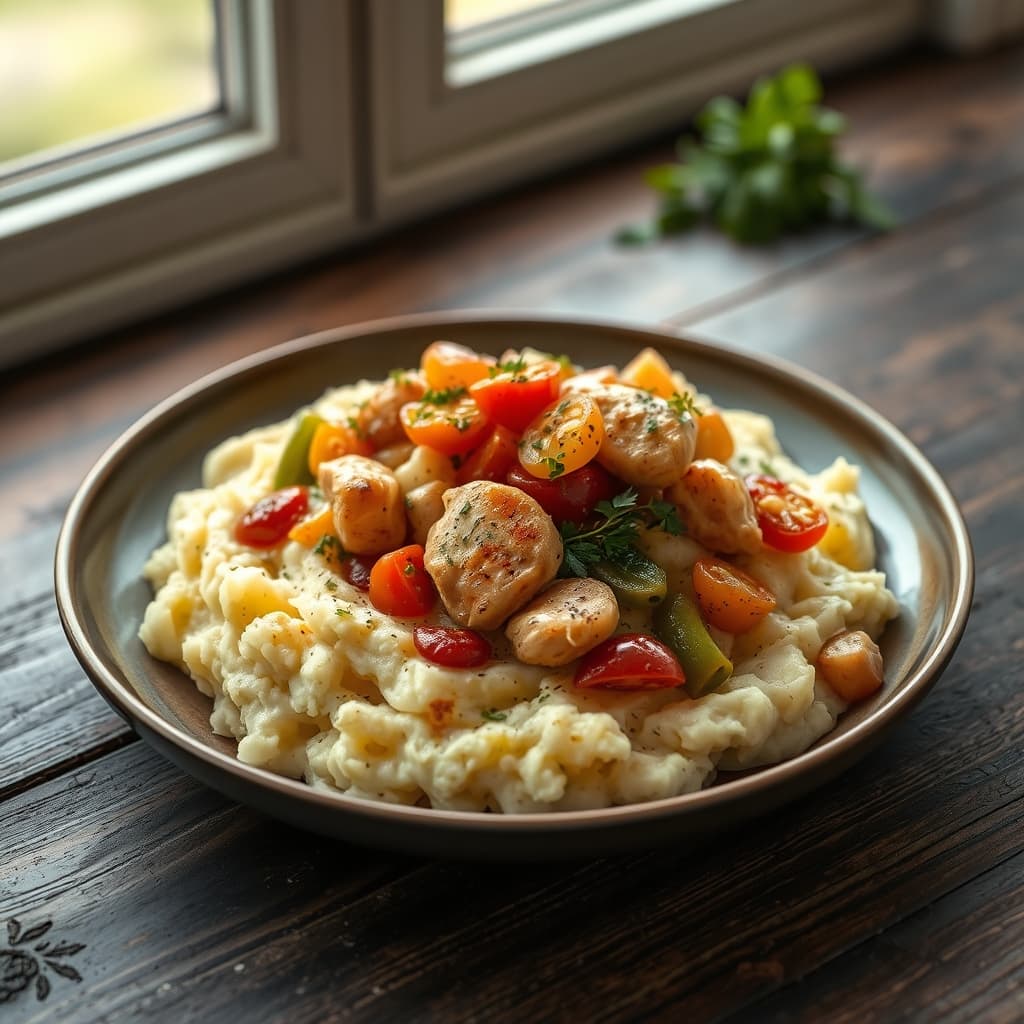 Patates Püreli Tavuk Sote tarifi görseli - 4 kişilik, 328 TL maliyet