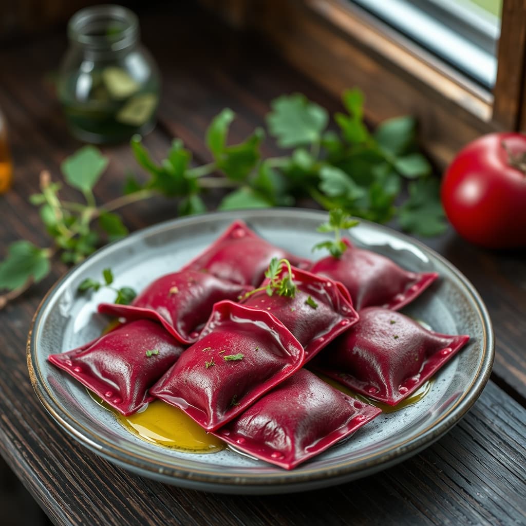 Pancarlı Peynir Dolgulu Tam Buğday Ravioli tarifi görseli - 3 kişilik, 34 TL maliyet