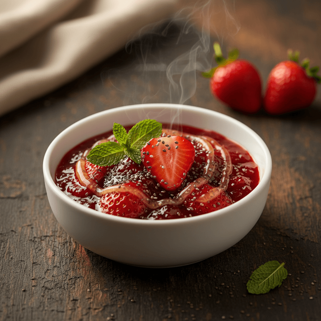Şekersiz Çilek Reçeli tarifi görseli - 2 kişilik 680 TL