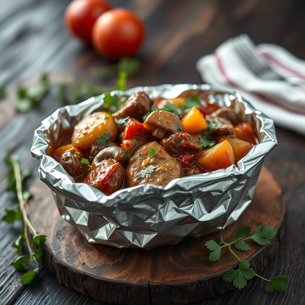 Fırın Poşetinde Mantarlı Et Sote tarifi görseli - 4 kişilik 501 TL