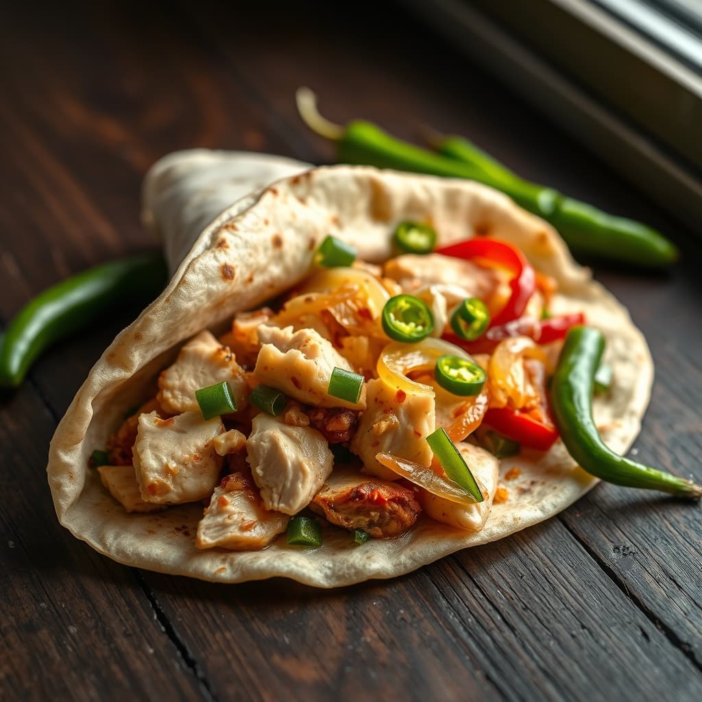 Tavuk Fajita tarifi görseli - 4 kişilik, 243 TL maliyet